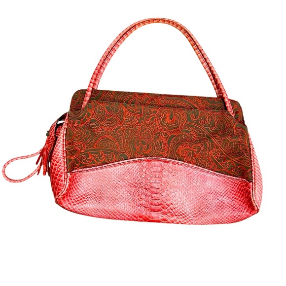 Vintage y2k HYPE alligator tote purse bag with embroidery front - Picture 1 of 12